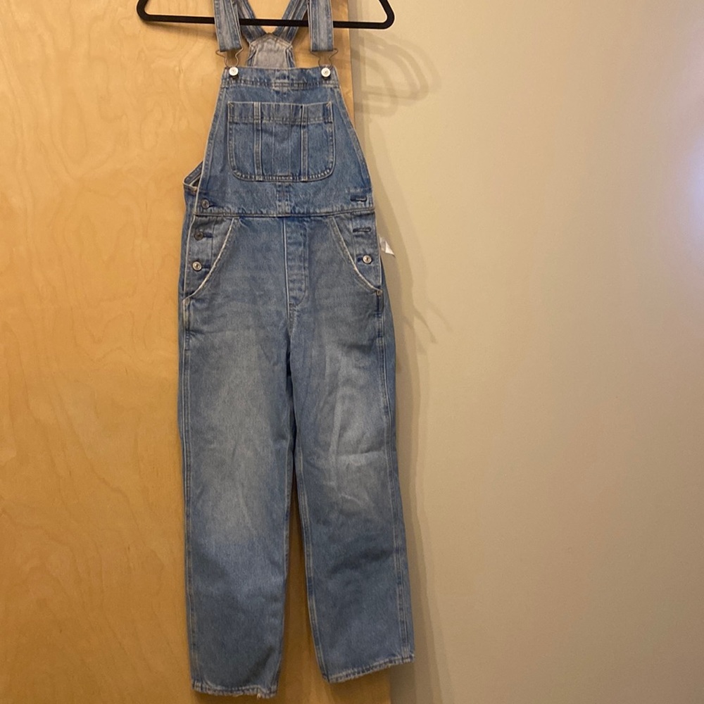 Abercrombie straight leg denim overall